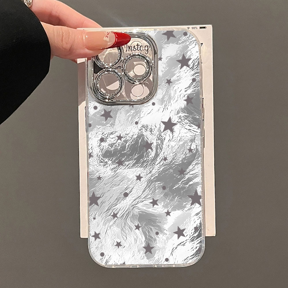Screen Protectors - Full screen stars Glacier Texture Case