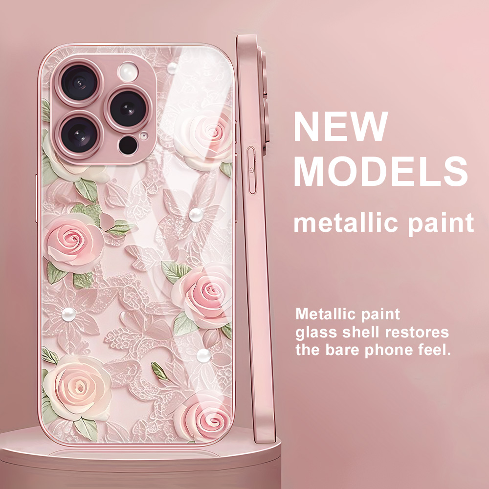 Flower Tempered Glass Case For - огляд і ціна Screen Protectors