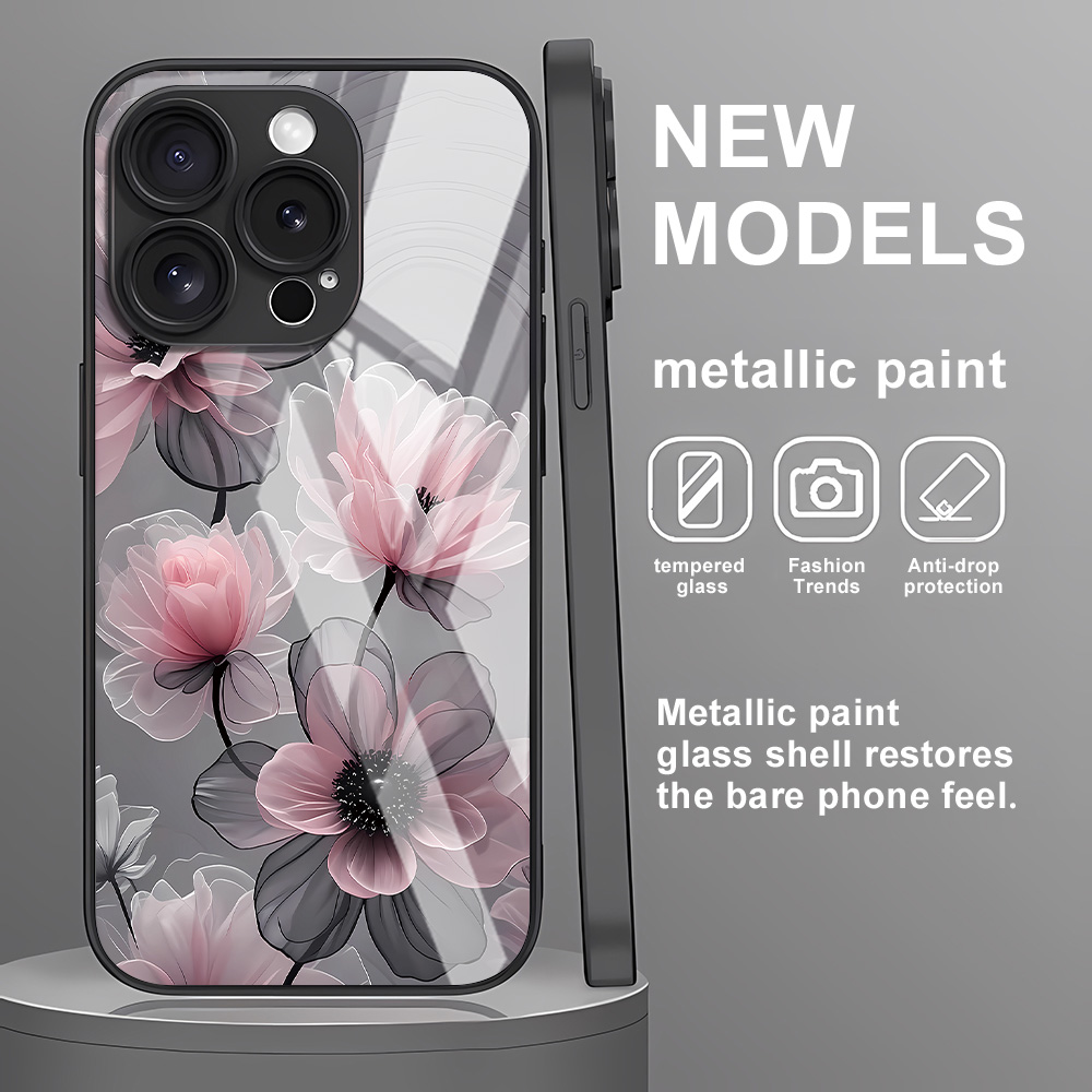 Flower Tempered Glass Case For - огляд і ціна Screen Protectors
