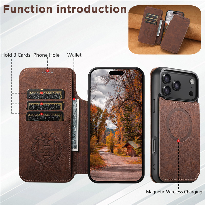 Retro Leather Wallet Flip Stro - огляд і ціна Leather Wallet Card Holder Phone Cover