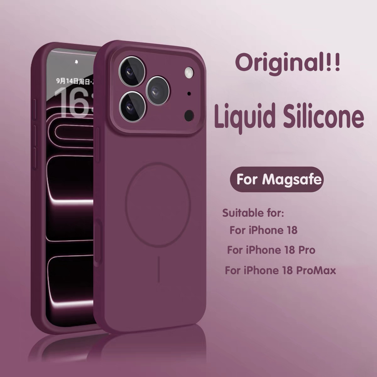 Original Liquid Silicone Magne - огляд і ціна Liquid Silicone Magnetic Phone Case