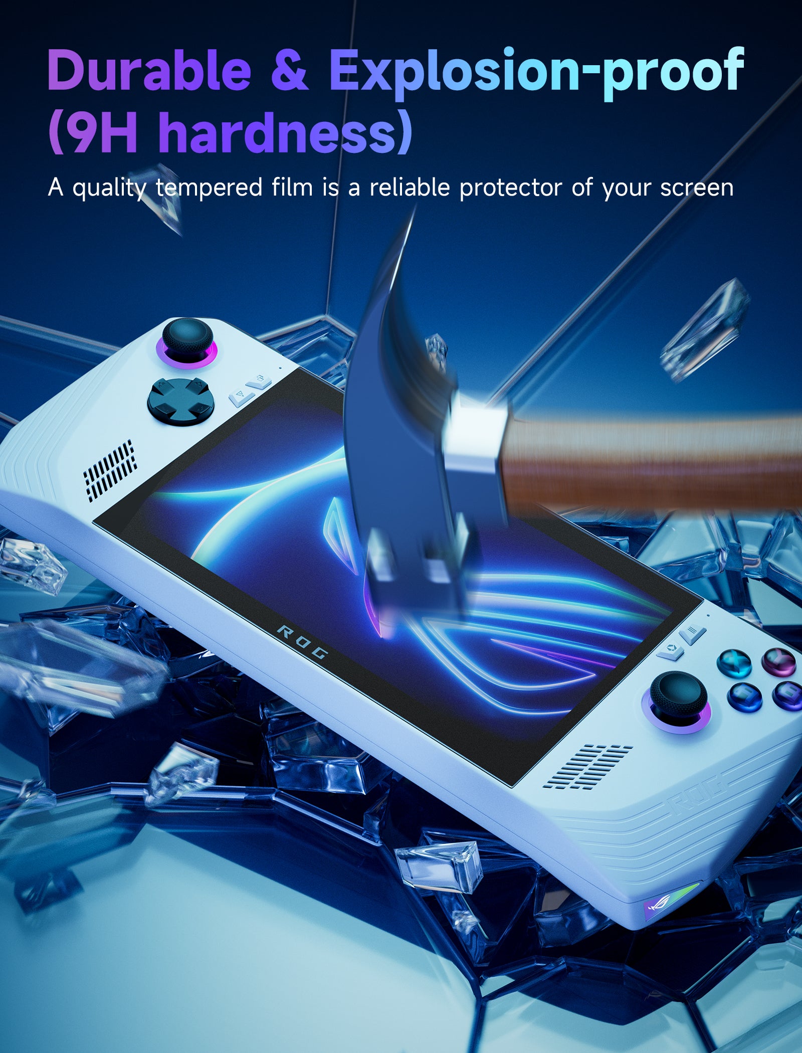 ROG Ally Anti Glare Protector, - огляд і ціна Matte Anti Glare Screen Protector