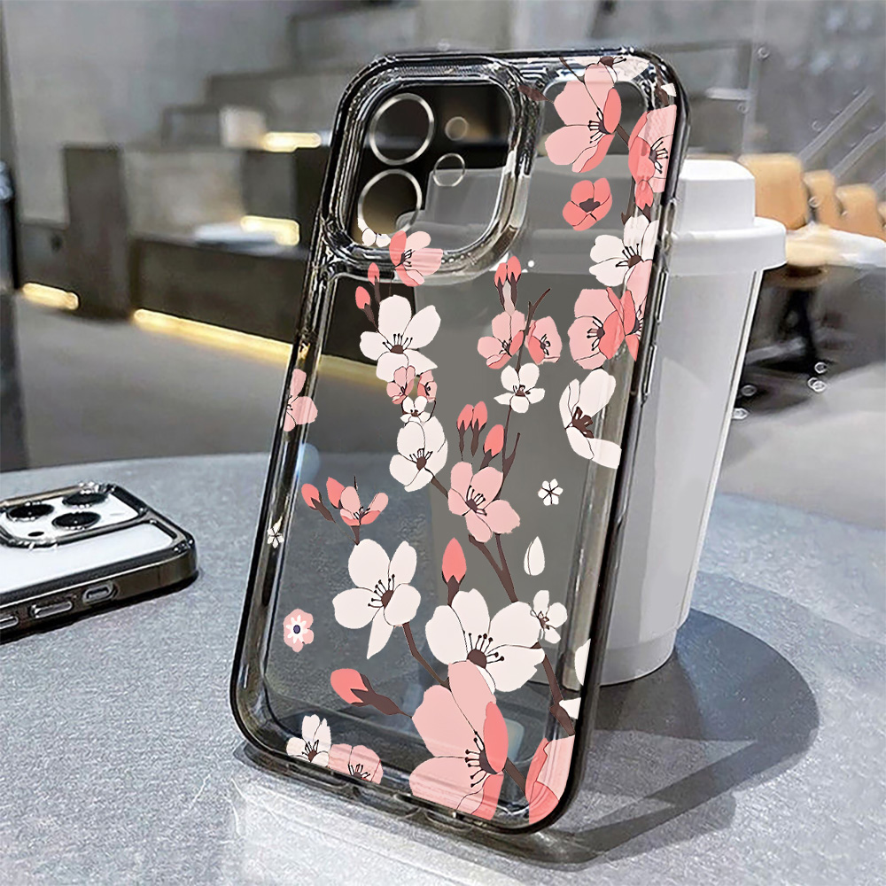 Mini Flower Phone Case For iPh - огляд і ціна Clear Shockproof Bumper Case
